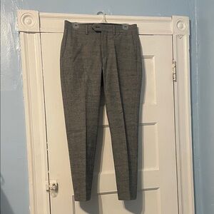 Elegant Charcoal Men's Dress Pants